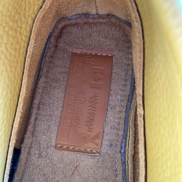 Manitoba Mukluk Mid Gatherer in tan leather with beading, size 10 women. - Picture 7 of 14